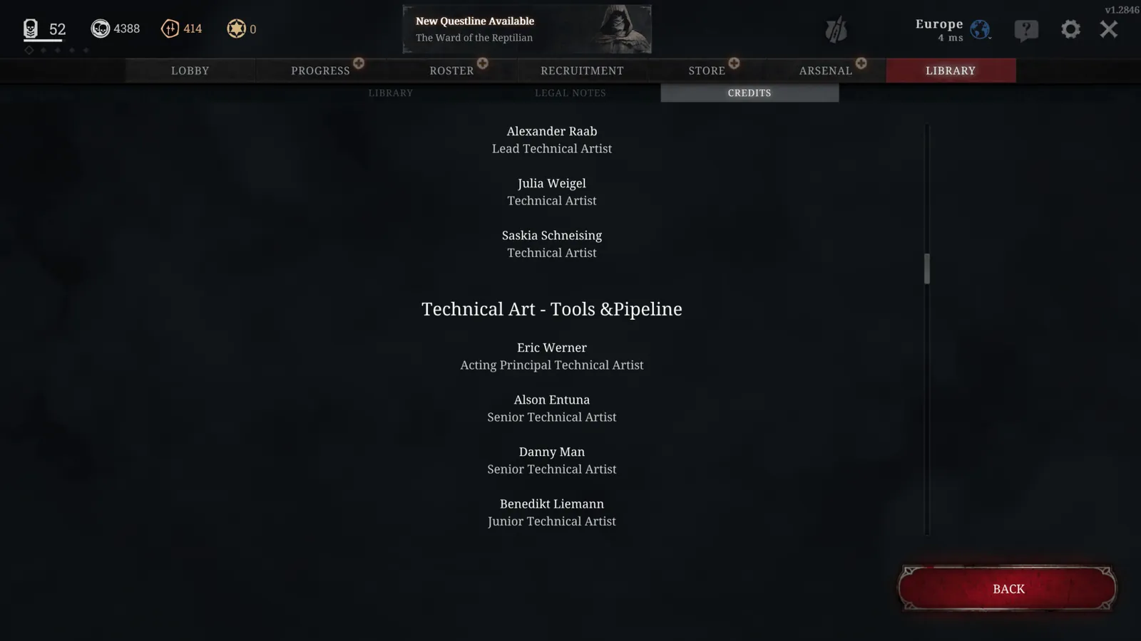 Hunt: Showdown 1896 credits